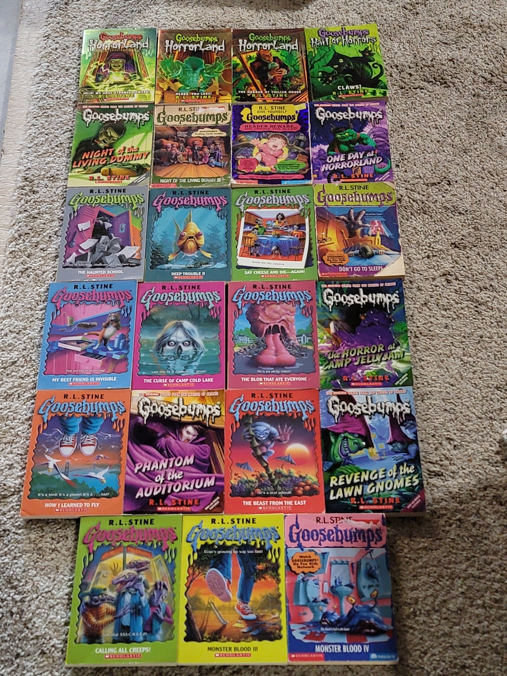 Goosebumps Book Lot